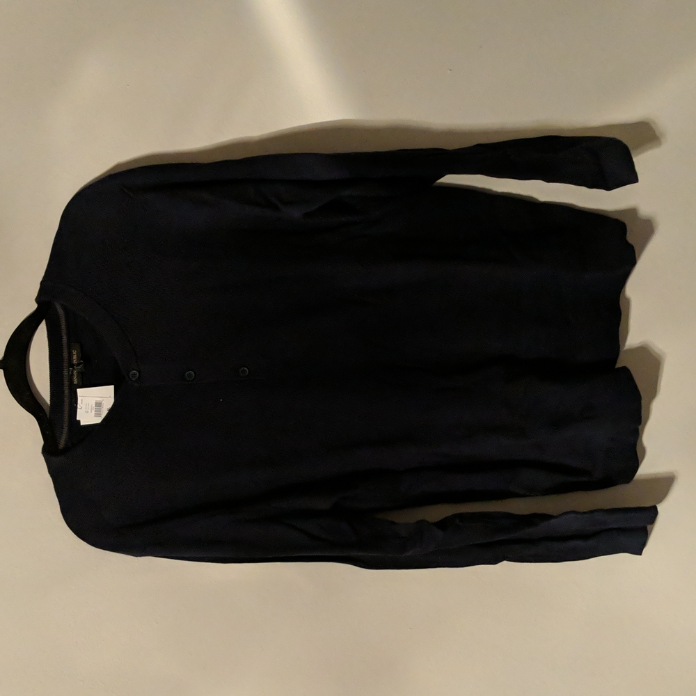 Banana Republic Men's Navy Blue Sweater